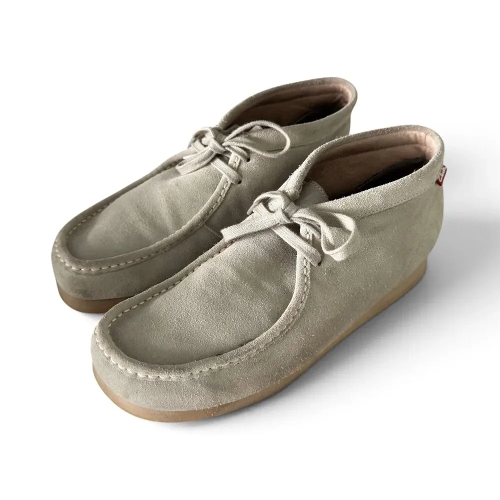 Clarks Padmore II 2 Men's 10.5M Sand Suede Leather Moc Toe Chukka 63446